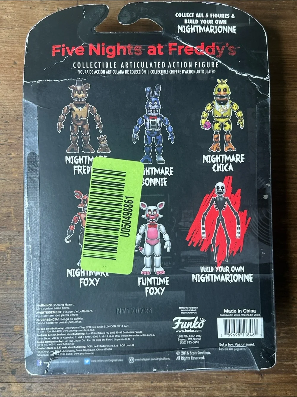 Five Nights At Freddy’s Endo Series Classic Freddy + Withered Figure NEW 2025